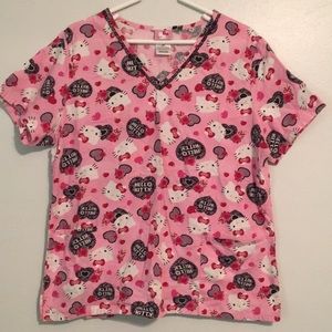 Hello Kitty Scrub top